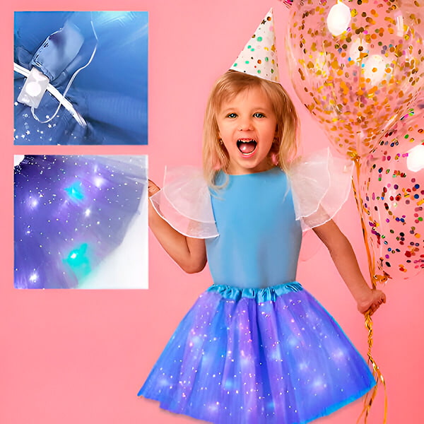 Glänzender LED-Rock PRINCESS