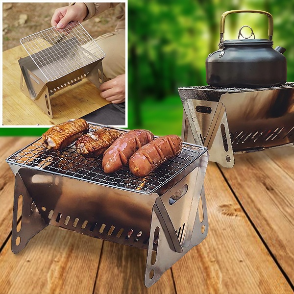 Kompakter tragbarer Klappgrill | PORTOGRILL