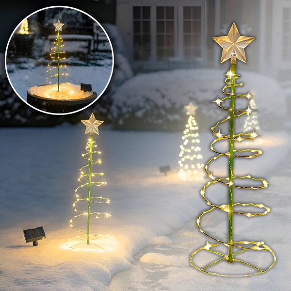 Solar-Weihnachtsbaum-Garten-Dekoration | TREELUSTOR