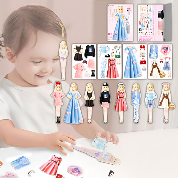 Magnetische Prinzessin Anziehpuppe | MAGDRESSY
