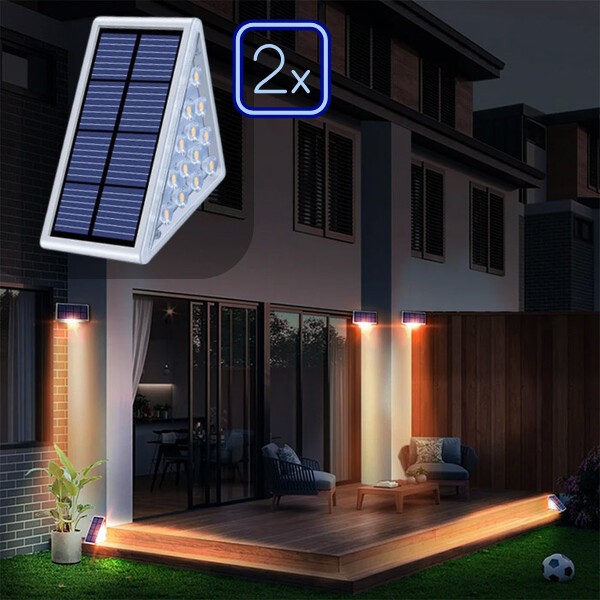 Wasserdichte Solarlampe (2 Stück) | LUMOSTEP