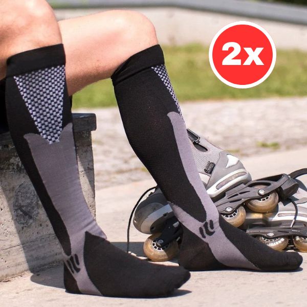 Unisex-Kompressionssocken (2 Paar) | PRESSOSOX