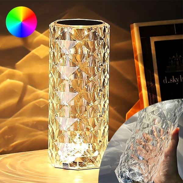 Kristalllampe mit schönen Farben | MOODLIGHT