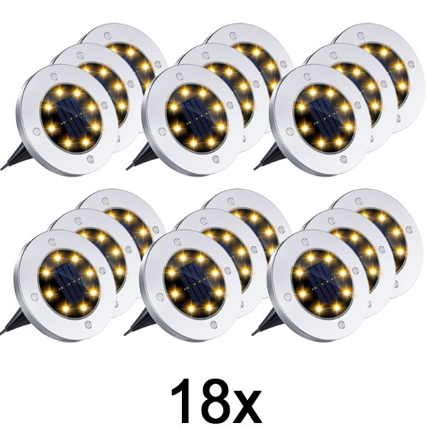 6x Solar-Bodenleuchten für den Außenbereich (3er-Set) | LUMIGARD