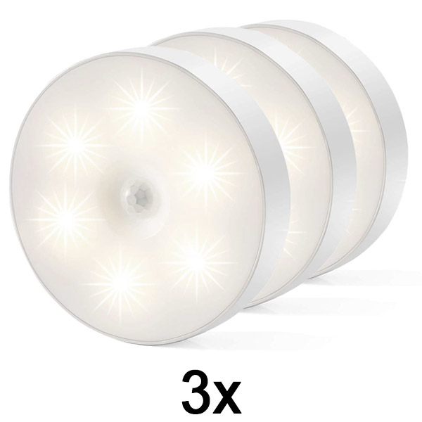 3x Smarte LED-Lampe mit Bewegungssensor | LUMISIGN