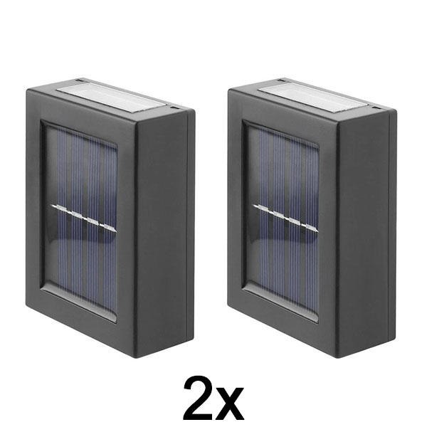 1x Solarleuchte (2 St.) | DUOLUMO