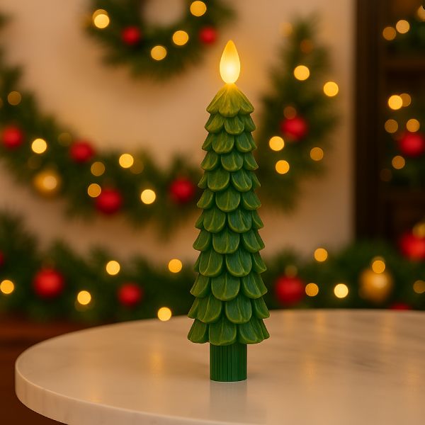 Flammenlose flackernde Festtagskerze | CANDLETREE