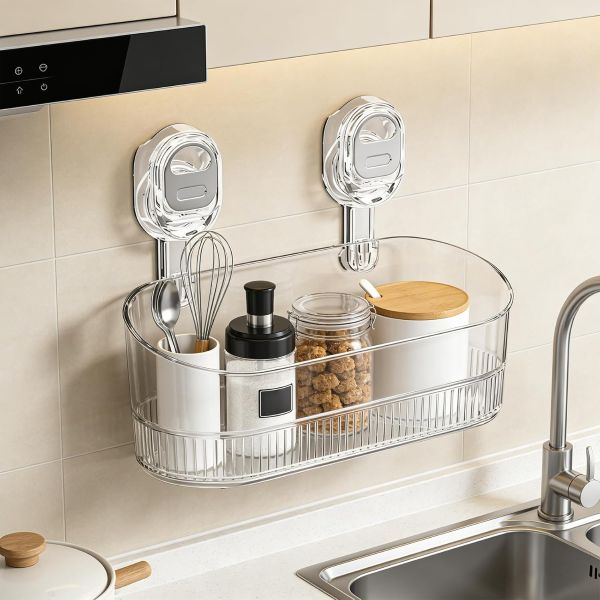 Duschablage mit Saugnapf | LUXSHELF