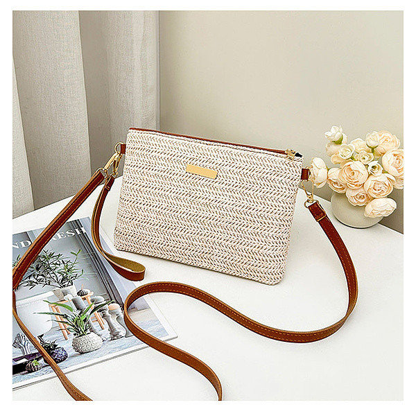 Elegante gewebte Umhänge- und Clutch-Tasche (2 in 1) | WOVELLA